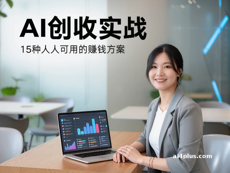 AI赚钱的15个方法：从副业到主业，将技术转化为实实在在的收入